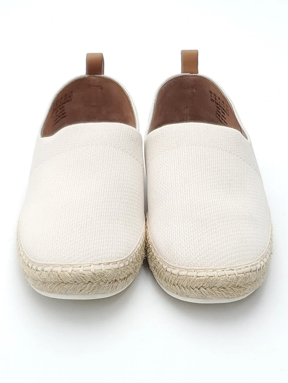 NEW Gentle Souls Womens Lizzy Slip On Espadrille White/Cream Flats Shoes Size 8